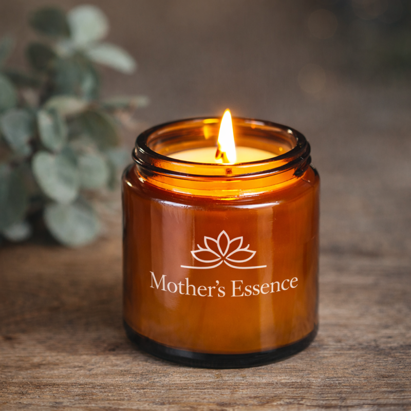 Rose Coconut Wax Amber Jar Candle – 225 ml