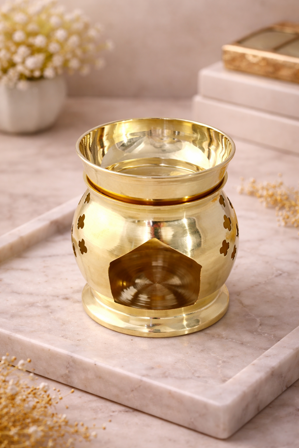 Golden Aura Brass Diffuser