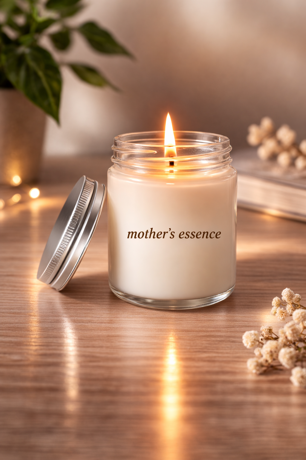 Frosted glass - Aromatherapy Soy Wax Candle - 225 ml