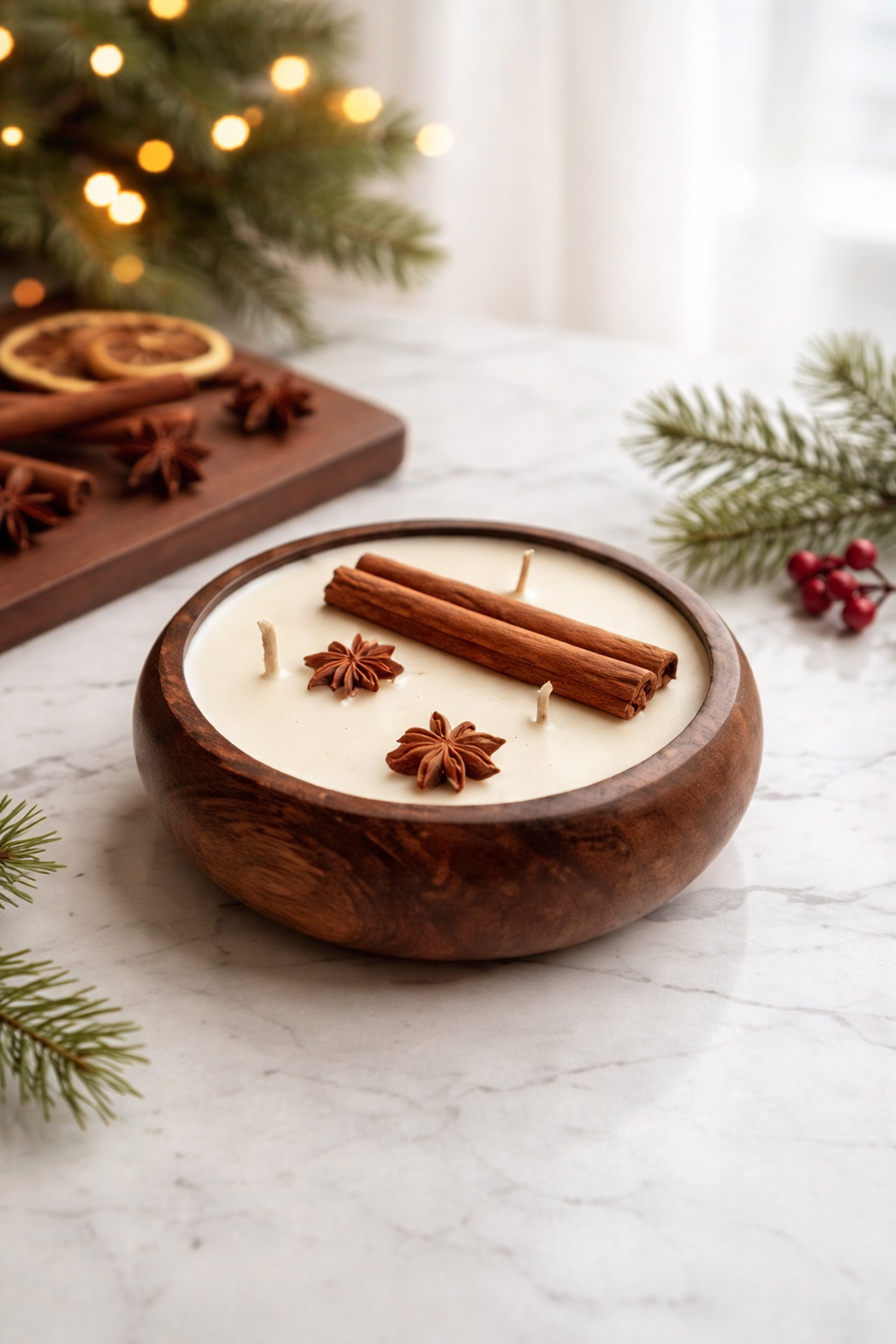 Spiced Serenity Luxury Bowl Candle