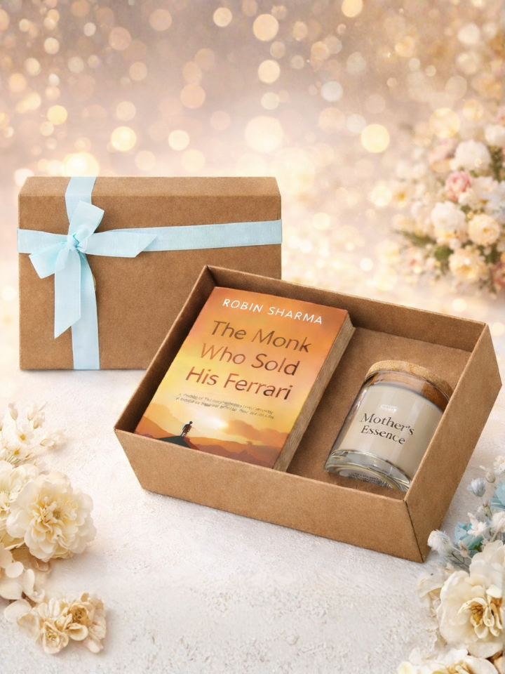 Luxury Customised Candle & Inspirational Book Gift Set